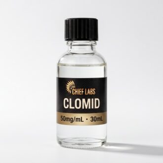 Clomid Liquid Oral, 50mg/ml, 30ml bottle.